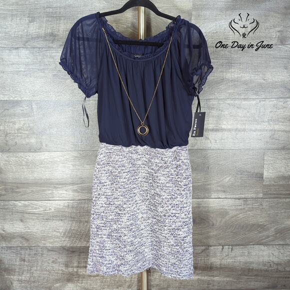 Enfocus Studio Short Sleeve Mini Dress Size 8 - Picture 1 of 7